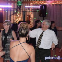 DJ Peter Naughton provides music for Lindsay and Ryan's wedding reception at The Rusty Rail in Canastota, NY
