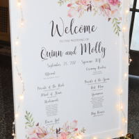 Molly and Quinn's wedding reception in the Marriott Syracuse Downtown Grand Ballroom, September 2017. Copyright Peter Naughton peterthedj.com