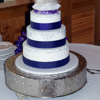 Cake: Kathy and Duncan's 25th wedding anniversary at Drumlins, Syracuse