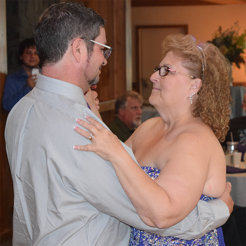 Kathy and Duncan's wedding anniversary at Drumlins, Syracuse