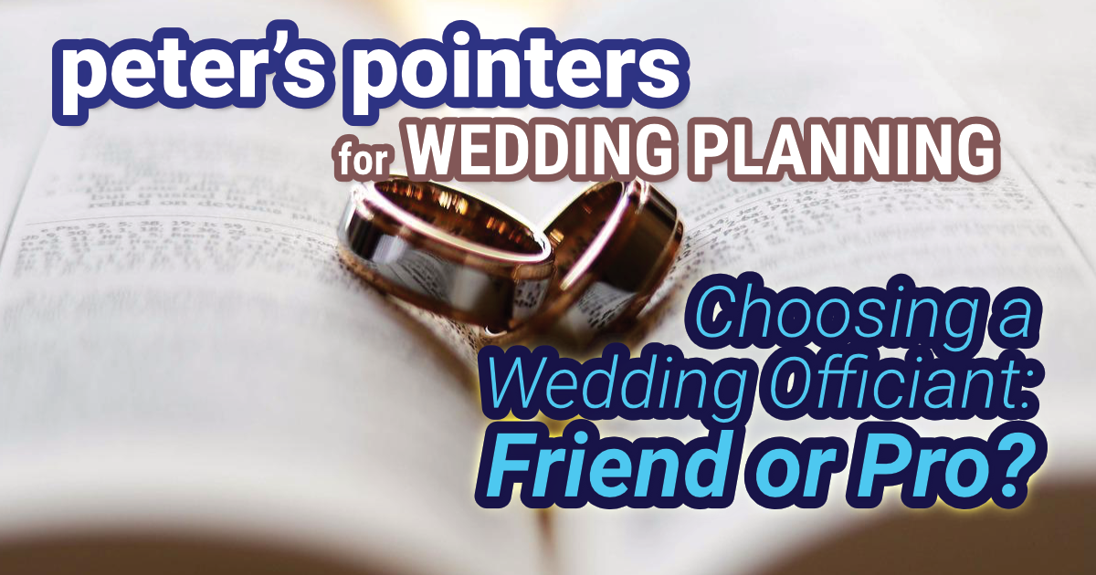 Choosing a Wedding Officiant: Friend or Pro?